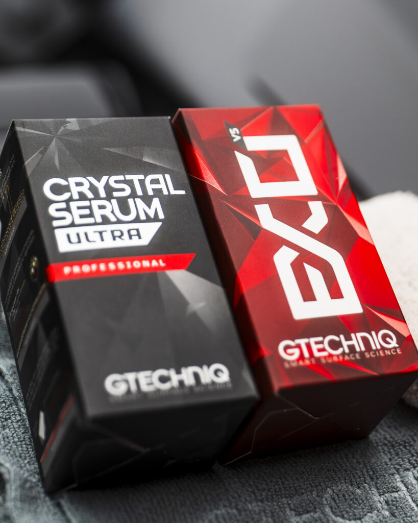 Gtechniq Crystal Serum Ultra and EXO products for ceramic coating on oahu